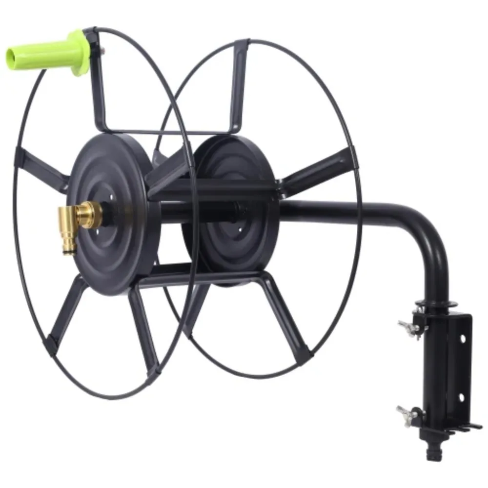 Swivel Hose Reel Wall Mount - 180 Degree Pivot Hose Hanger - Great for Garden Storage - Hose Holder Wall Mount for Garden Hose
Swivel Hose Reel Wall Mount - 180 Degree Pivot Hose Hanger - Great for Garden Storage - Hose Holder Wall Mount for Garden Hose
