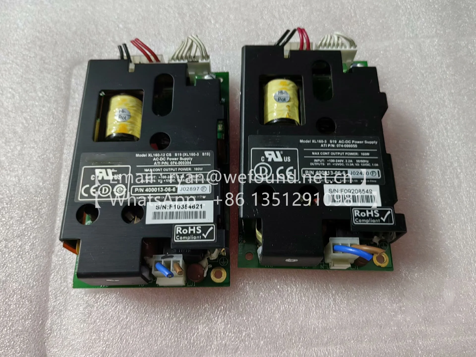 XL160-12 CS S19 , XL160-3 S19 , 400013 -06-6, серия XL160, 160 Вт переменного тока в постоянный ток для продукта N2Power
XL160-12 CS S19 , XL160-3 S19 , 400013 -06-6, серия XL160, 160 Вт переменного тока в постоянный ток для продукта N2Power