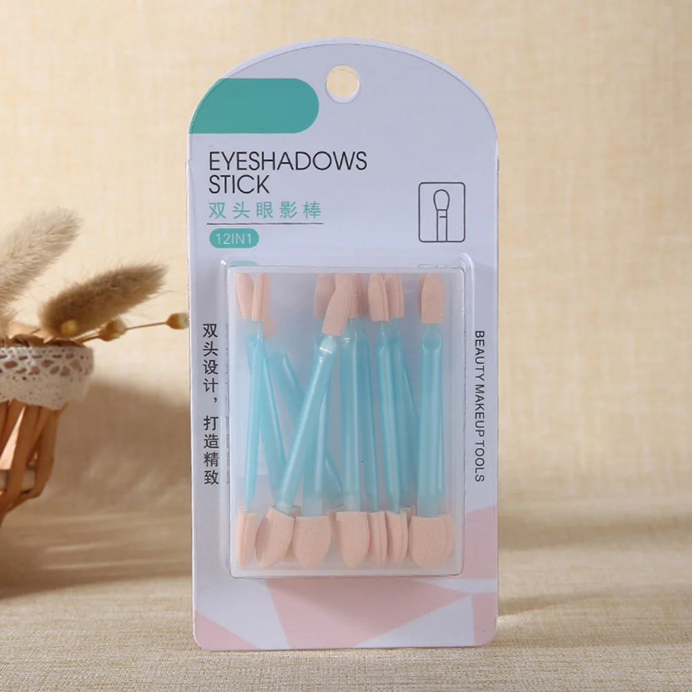 24Pcs Makeup Eyeshadow Brushes Double-Headed Sponge Tips Lightweight Disposable Eye Shadow Applicators Easy Carry
24Pcs Makeup Eyeshadow Brushes Double-Headed Sponge Tips Lightweight Disposable Eye Shadow Applicators Easy Carry