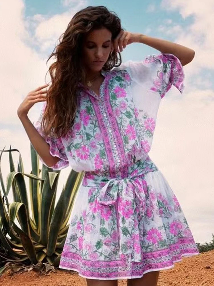 Vintage positioning print single breasted elastic high waist dress 2024 summer women's new fashion loose straight skirt
Vintage positioning print single breasted elastic high waist dress 2024 summer women's new fashion loose straight skirt