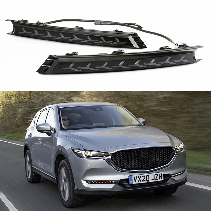 LED DRL Car Daytime Running Light Front Fog Lamps with Turn Signal Assembly Accessories For Mazda CX-5 2017 2018 2019 2020 2021
LED DRL Car Daytime Running Light Front Fog Lamps with Turn Signal Assembly Accessories For Mazda CX-5 2017 2018 2019 2020 2021