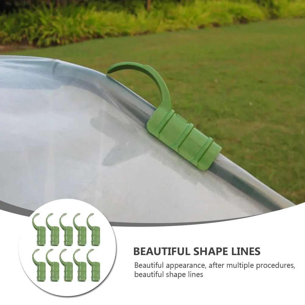 15 Pcs Greenhouse Film Buckle Durable Tube Connector Kit Shed Clip Pipe Clamps Frame Bend Buckles Plastic Garden Accessories
15 Pcs Greenhouse Film Buckle Durable Tube Connector Kit Shed Clip Pipe Clamps Frame Bend Buckles Plastic Garden Accessories