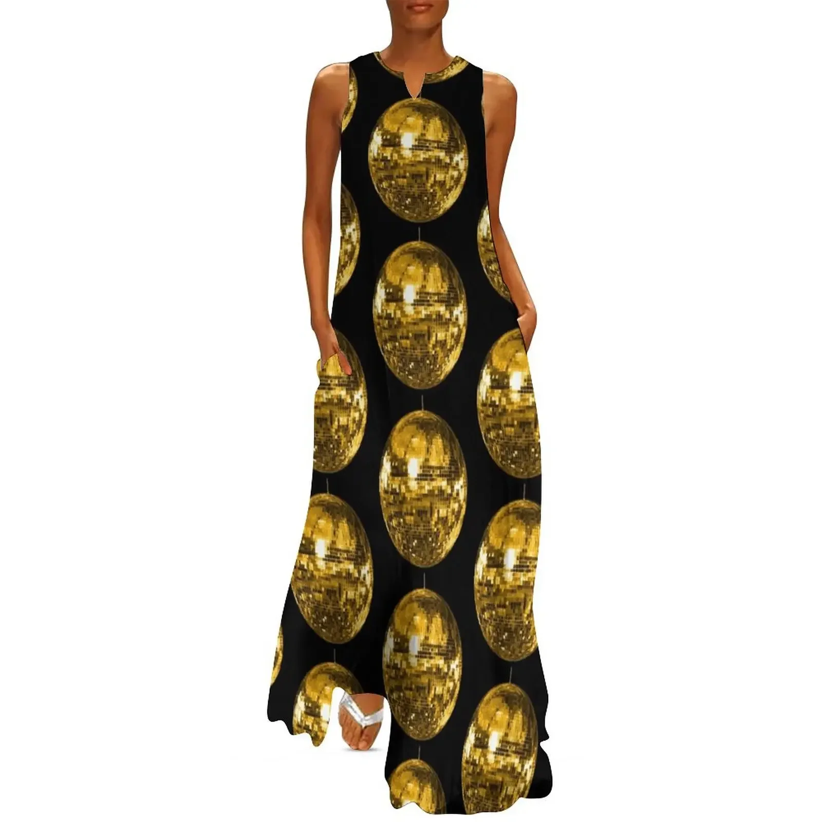 Gold Yellow Disco Ball Long Dress dress women summer party dresses woman dresses women summer 2025 cute dress
Gold Yellow Disco Ball Long Dress dress women summer party dresses woman dresses women summer 2025 cute dress
