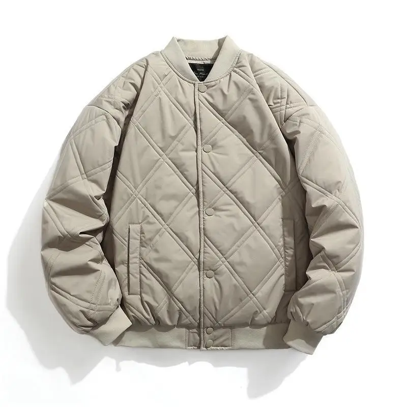 Мужская хлопковая куртка, зимнее повседневное теплое пальто с воротником-стойкой и ромбовидным узором, новинка Sle Fce на подкладке, другая рабочая одежда
Мужская хлопковая куртка, зимнее повседневное теплое пальто с воротником-стойкой и ромбовидным узором, новинка Sle Fce на подкладке, другая рабочая одежда