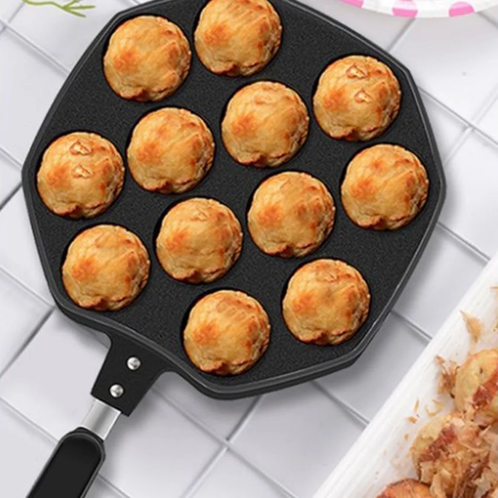 1pc Pan Octopus Balls Baking Tray Non-Stick Kitchen Utensil Smooth Long Handle Easy Clean Ergonomic Design
1pc Pan Octopus Balls Baking Tray Non-Stick Kitchen Utensil Smooth Long Handle Easy Clean Ergonomic Design