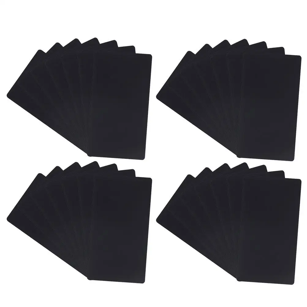 100 Pcs Name Blank Office Labels High Blank Aluminum Business Cards Name Cards Strength Round Corner
100 Pcs Name Blank Office Labels High Blank Aluminum Business Cards Name Cards Strength Round Corner