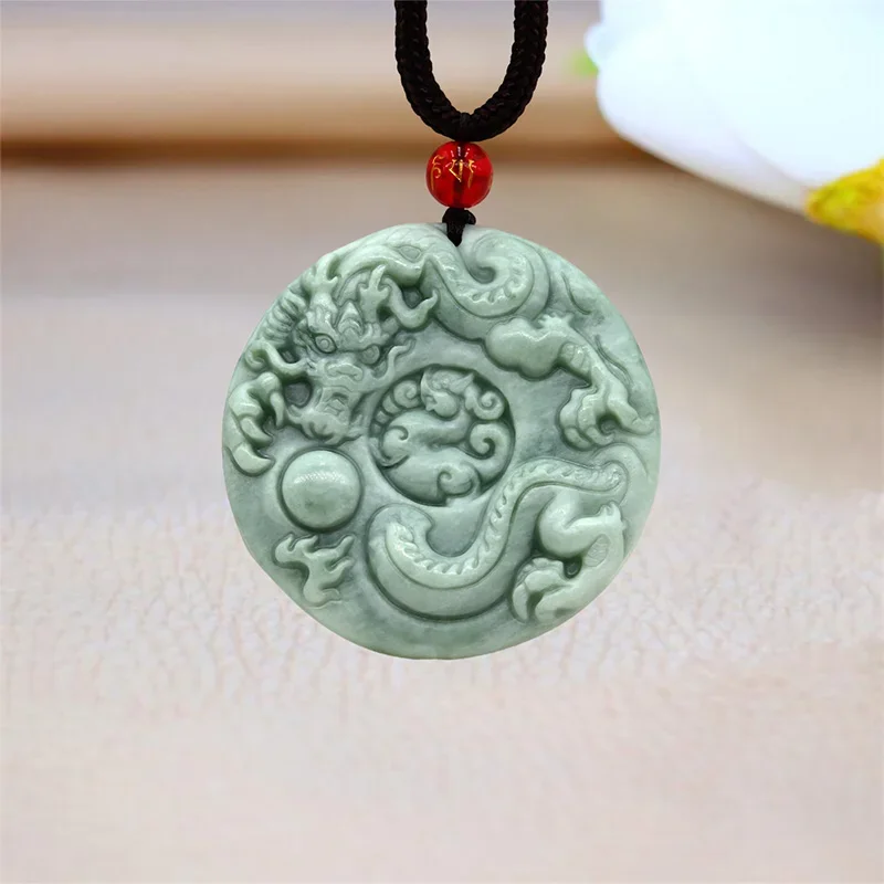 Jade Dragon Pendant Charm Pendants Necklaces Amulets Men Man Accessories Real Jewelry Fashion Amulet Necklace Natural Green
Jade Dragon Pendant Charm Pendants Necklaces Amulets Men Man Accessories Real Jewelry Fashion Amulet Necklace Natural Green