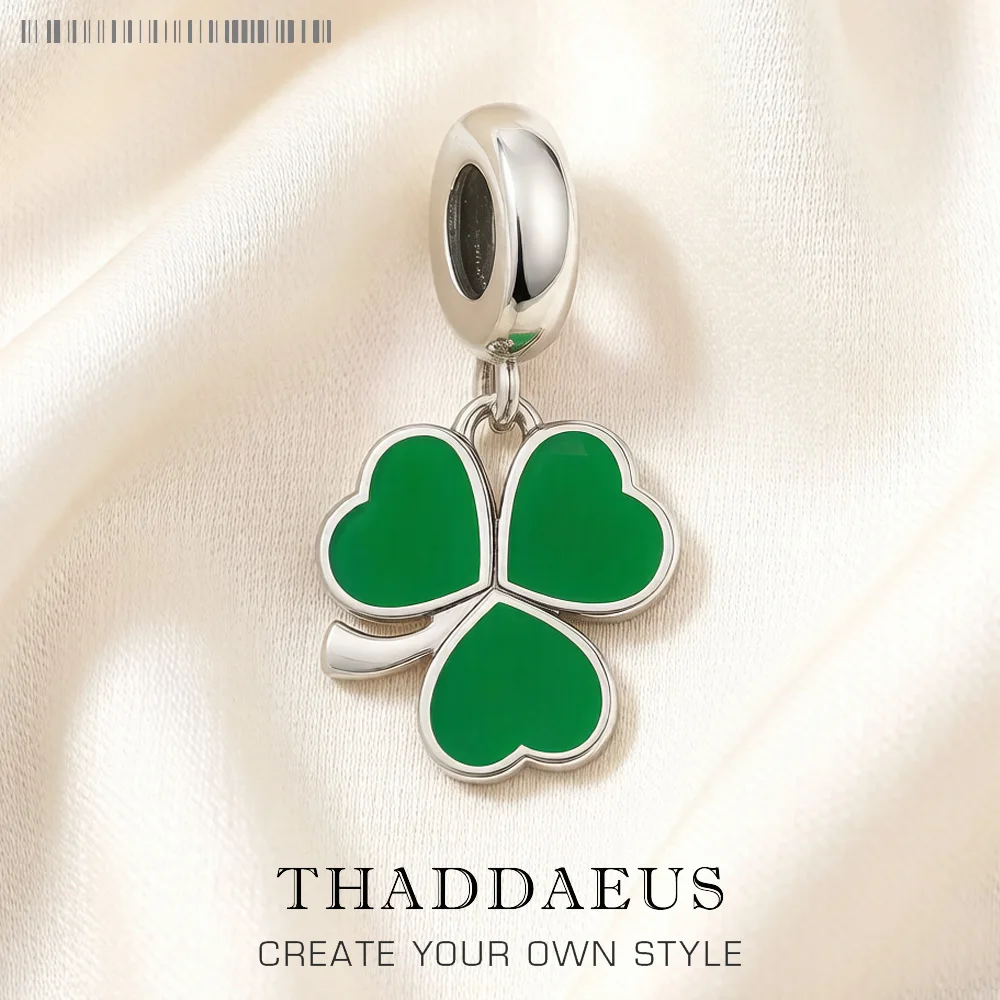 925 Sterling Silver Green Clover Dangle Charm Pendants New Fashion Classic Lucky Gift Jewelry Accessories For Women Men
925 Sterling Silver Green Clover Dangle Charm Pendants New Fashion Classic Lucky Gift Jewelry Accessories For Women Men