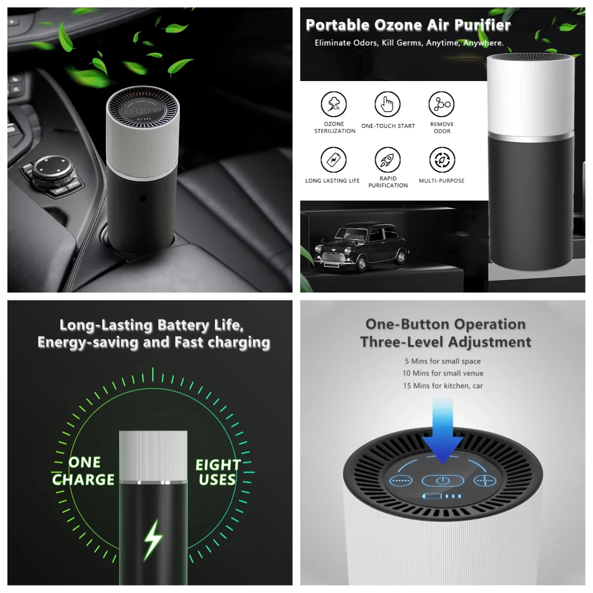 Mini Aromatherapy Air Purifier Low Noise Desktop Fresh Air Filter for Home Car
Mini Aromatherapy Air Purifier Low Noise Desktop Fresh Air Filter for Home Car