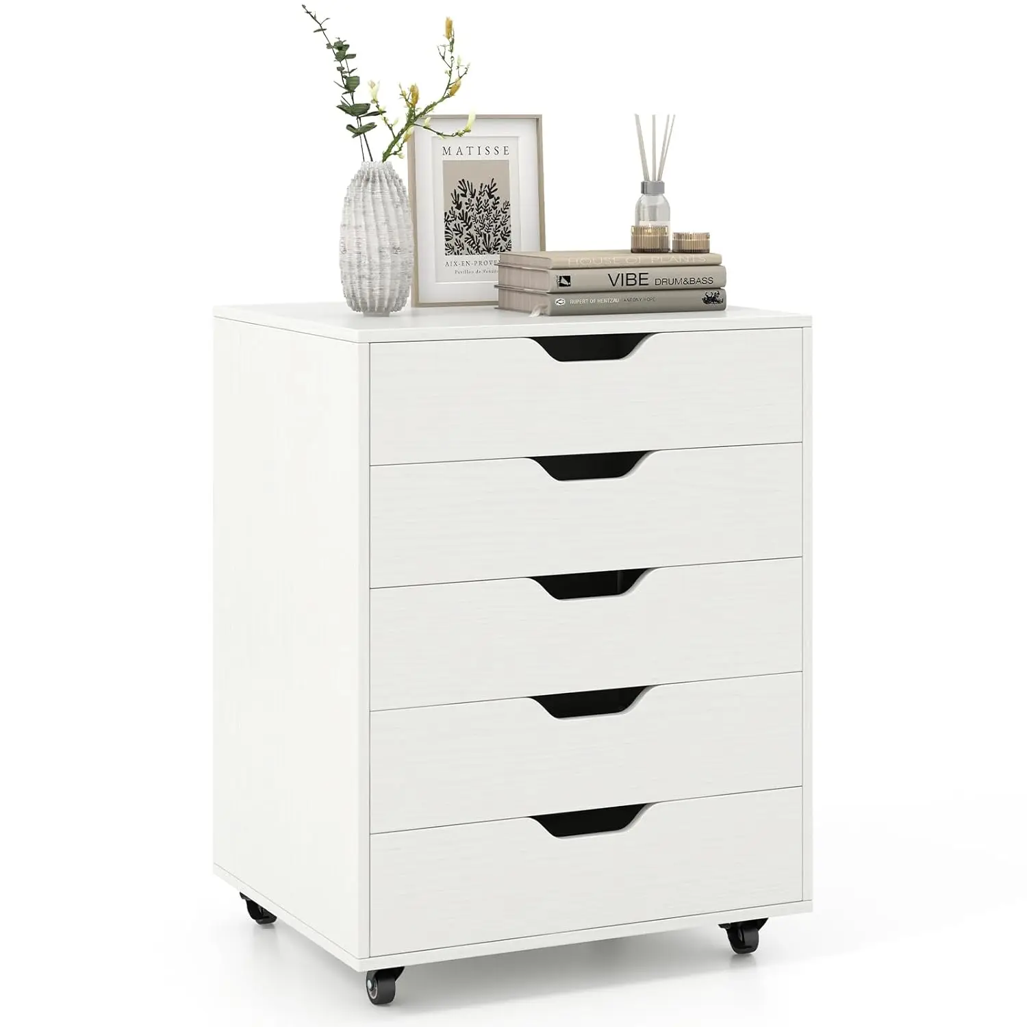 5-Drawer Storage Cabinet, Versatile Drawer of Chest with Lockable Wheels, Mobile Office Lateral File Cabinet, for, Customized
5-Drawer Storage Cabinet, Versatile Drawer of Chest with Lockable Wheels, Mobile Office Lateral File Cabinet, for, Customized