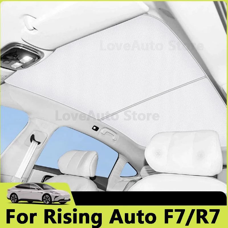 For Rising Auto F7 R7 2023 2024 2025 Car Ice Crystal Sunroof Shade Curtain Heat Shield Cover Heat Reflective Roof Accessories
For Rising Auto F7 R7 2023 2024 2025 Car Ice Crystal Sunroof Shade Curtain Heat Shield Cover Heat Reflective Roof Accessories
