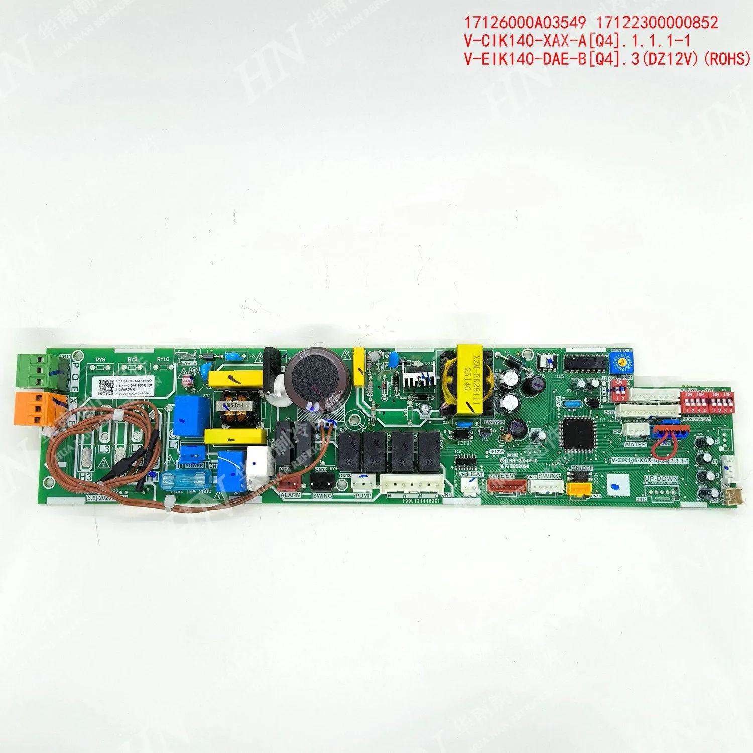 Midea air conditioning motherboard 17126000A03549 V-CIK140-XAX-A V-EIK140-DAE-B 17126000A03969 CE-MDVD28Q4/BP2N1-E V-CIK28-XAX-B
Midea air conditioning motherboard 17126000A03549 V-CIK140-XAX-A V-EIK140-DAE-B 17126000A03969 CE-MDVD28Q4/BP2N1-E V-CIK28-XAX-B