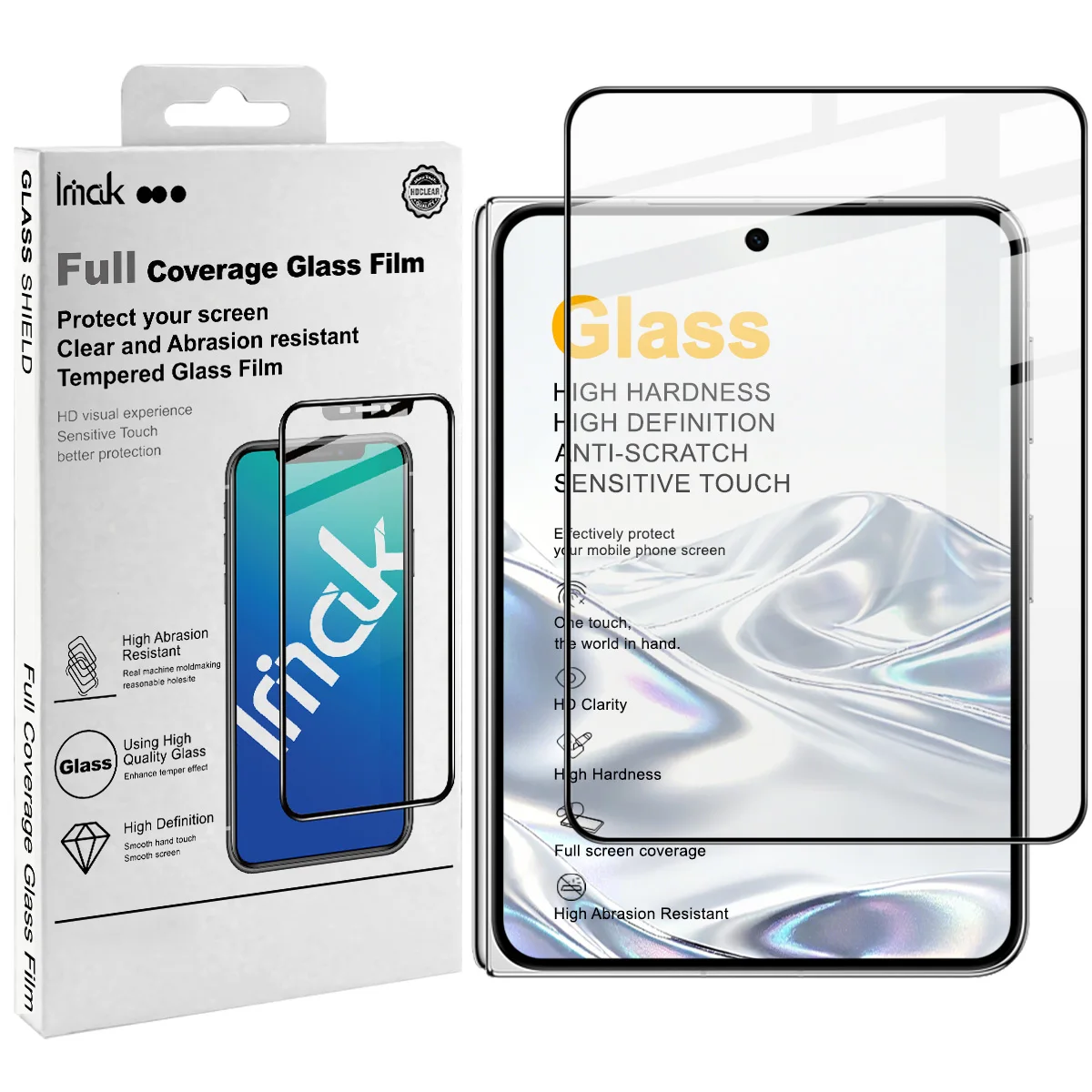 Tempered Glass for HUAWEI Pura X Max Screen Protector Film IMAK Pro+ Support Fingerprint
Tempered Glass for HUAWEI Pura X Max Screen Protector Film IMAK Pro+ Support Fingerprint