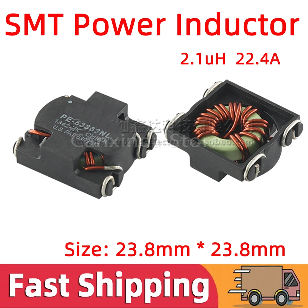 5pcs PE-53363NLT SMD SMT Power Inductor High Current Inductance 2.1uH 22.4A Coils Switching Power Supply Filter PE-53363NL
5pcs PE-53363NLT SMD SMT Power Inductor High Current Inductance 2.1uH 22.4A Coils Switching Power Supply Filter PE-53363NL