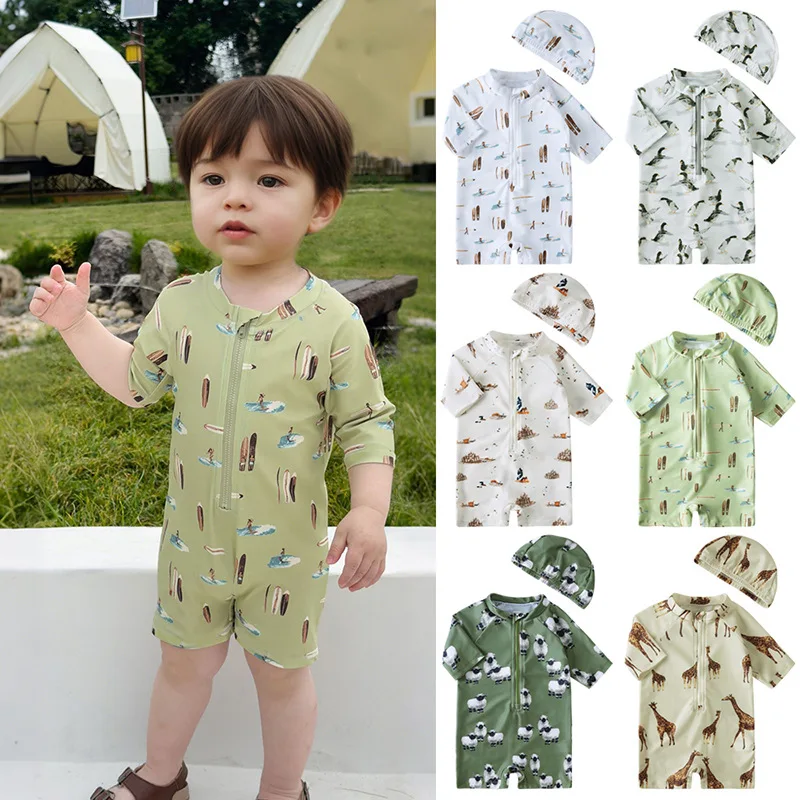 Baby Boys Swimsuit Kids Girls Swimwear uv Protection Children Toddler Long Sleeves Swimming Suit Costume Beach Clothes Fashion
Baby Boys Swimsuit Kids Girls Swimwear uv Protection Children Toddler Long Sleeves Swimming Suit Costume Beach Clothes Fashion