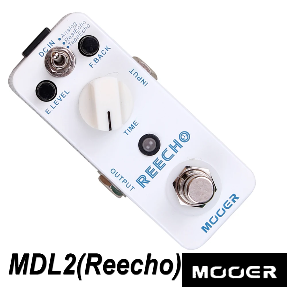 Mooer Reecho Micro Digital Delay Effect Pedal 3 Delay Modes(Analog/Real Echo/Tape Echo) True Bypass for Electric Guitar
Mooer Reecho Micro Digital Delay Effect Pedal 3 Delay Modes(Analog/Real Echo/Tape Echo) True Bypass for Electric Guitar