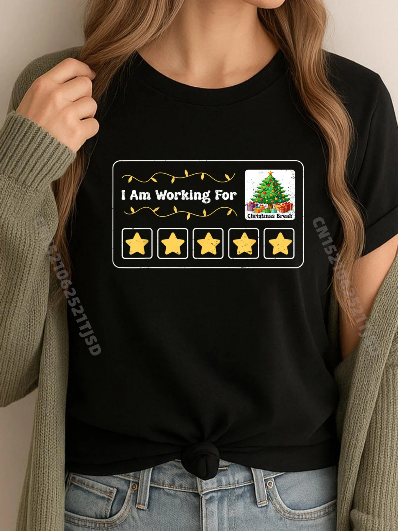 Vintage I Am Working For Christmas Break 5 Stars Xmas Tree Graphic Tee Cotton Fall T Shirts Washed
Vintage I Am Working For Christmas Break 5 Stars Xmas Tree Graphic Tee Cotton Fall T Shirts Washed