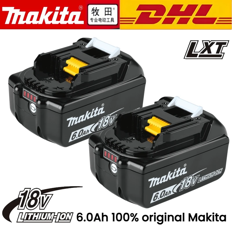 Original Makita 18V 6Ah Battery,for Makita Lithium Battery drill LXT DGA404 DAS180 DTD173 DTW700 DJV182,With LED indicator light
Original Makita 18V 6Ah Battery,for Makita Lithium Battery drill LXT DGA404 DAS180 DTD173 DTW700 DJV182,With LED indicator light
