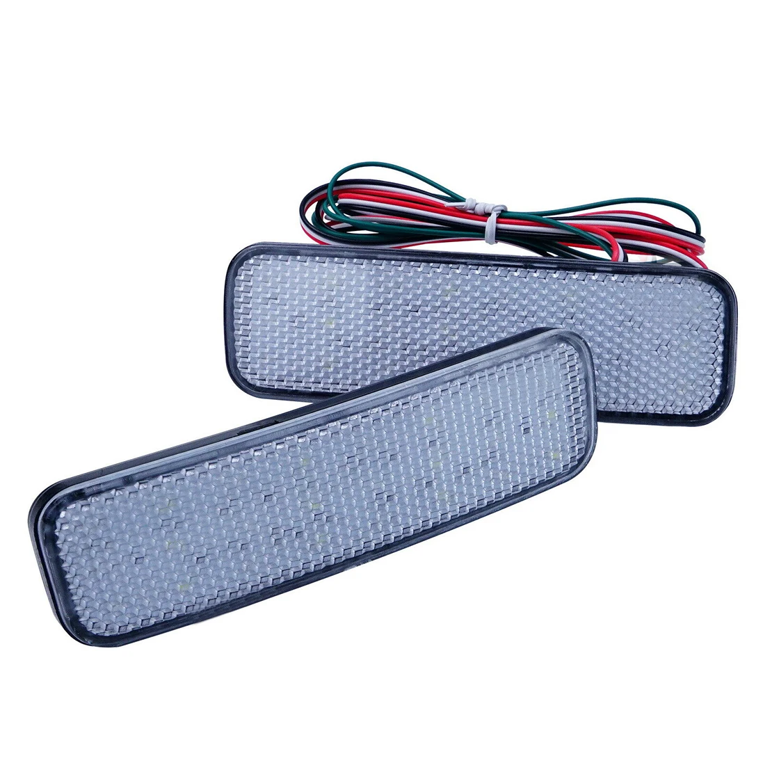 1778457 BK21515C0AA BK21 515B0 AA 2pcs Clear Lens LED Rear Bumper Reflector Brake Light Fit For Ford Transit Van Custom Connect
1778457 BK21515C0AA BK21 515B0 AA 2pcs Clear Lens LED Rear Bumper Reflector Brake Light Fit For Ford Transit Van Custom Connect