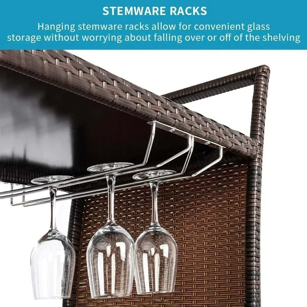 Hot salesRattan Outdoor Bar Cart on Wheels with Ice Bucket and Glass Top for Serving Drinks
Hot salesRattan Outdoor Bar Cart on Wheels with Ice Bucket and Glass Top for Serving Drinks