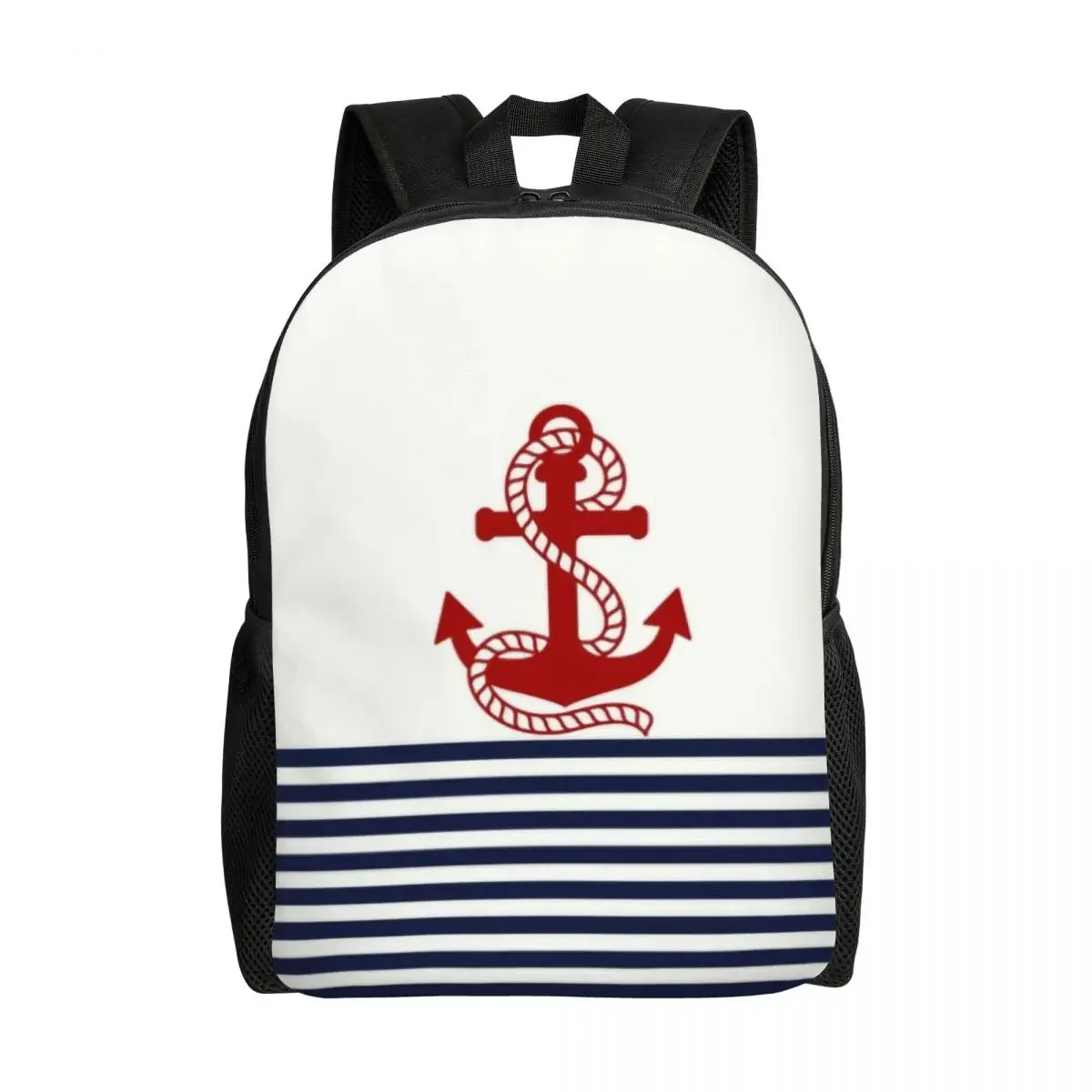 Custom Navy Blue Stripes Nautical Anchor Boat Travel Backpack Women Men School Computer Bookbag College Student Daypack Bags
Custom Navy Blue Stripes Nautical Anchor Boat Travel Backpack Women Men School Computer Bookbag College Student Daypack Bags