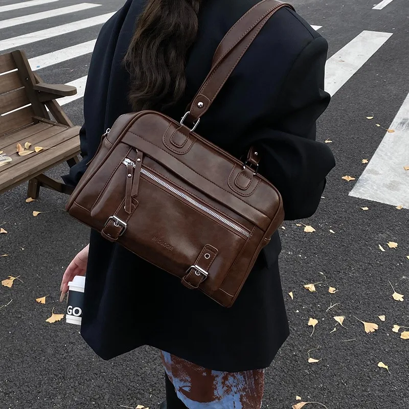 Твердая высококачественная сумка на плечо из искусственной кожи, большая вместительная коробка на молнии с нитью, модная сумка, лидер продаж, сумки для женщин Bolsas Femininas
Твердая высококачественная сумка на плечо из искусственной кожи, большая вместительная коробка на молнии с нитью, модная сумка, лидер продаж, сумки для женщин Bolsas Femininas