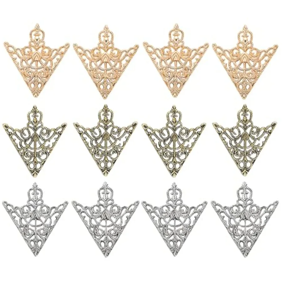 6 Pair Retro Hollow Triangle Collar Pins, Metal Shirt Pins and Collar Clips, Western Collar Tips, Collar Clips and Brooches, Ac
6 Pair Retro Hollow Triangle Collar Pins, Metal Shirt Pins and Collar Clips, Western Collar Tips, Collar Clips and Brooches, Ac