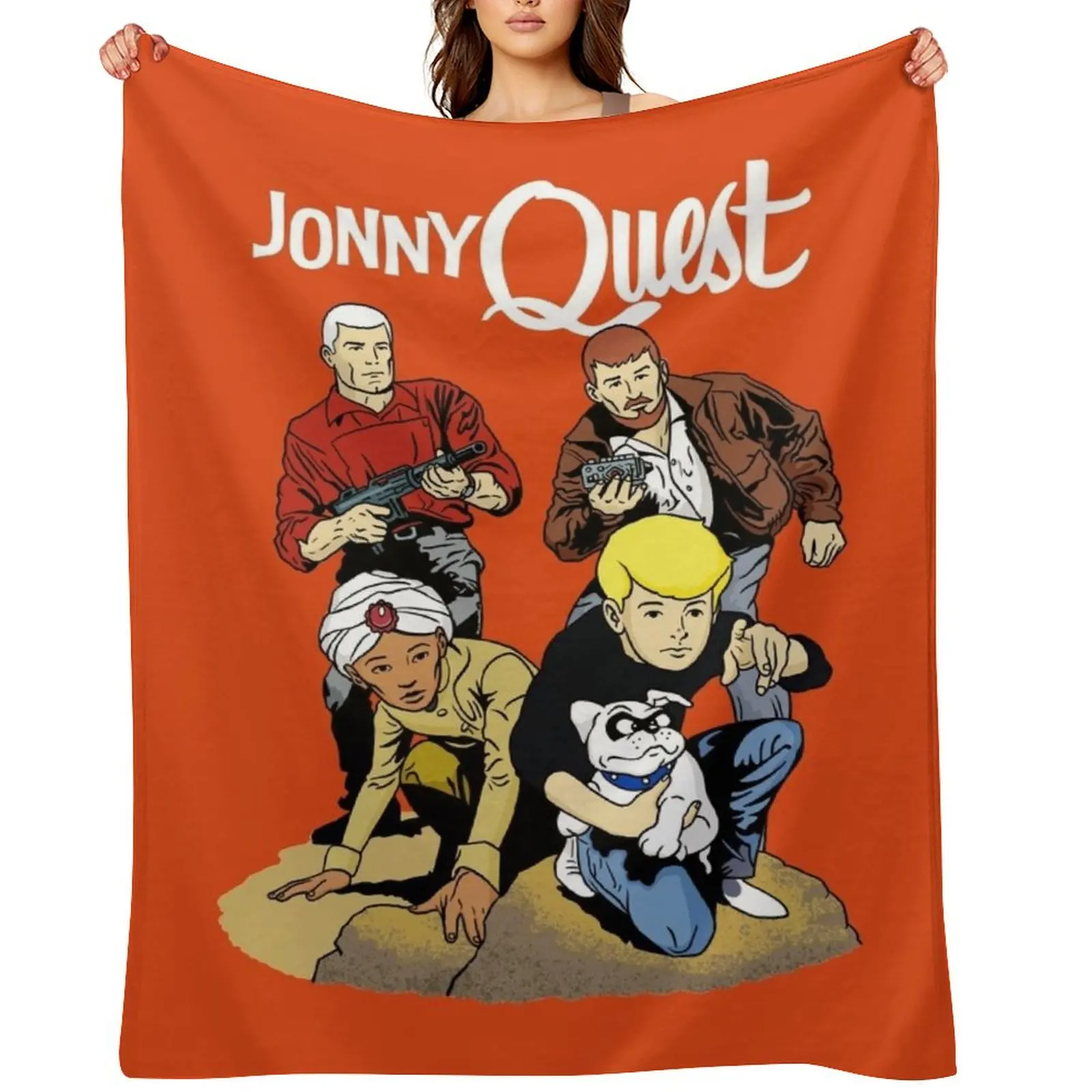 60s Jonny Quest Tribute with Main Characters Throw Blanket Warm Beach Decorative Throw Multi-Purpose Blankets
60s Jonny Quest Tribute with Main Characters Throw Blanket Warm Beach Decorative Throw Multi-Purpose Blankets