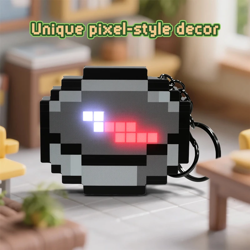 Rechargeable Pixel Compass Keychain Creative Cartoon Backpack Pendant Simple Design Game Periphery Toys For Kids Birthday Gifts
Rechargeable Pixel Compass Keychain Creative Cartoon Backpack Pendant Simple Design Game Periphery Toys For Kids Birthday Gifts