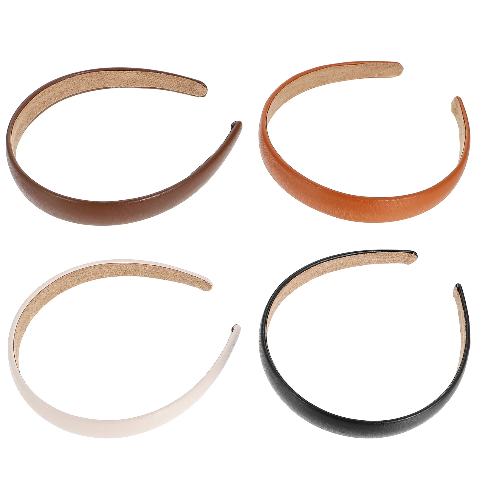 4pcs Vintage Headbands Women Hair Accessory Simple Hoops Wide-brimmed Headdress PU Material Fashion Bride Everyday Party Hair
4pcs Vintage Headbands Women Hair Accessory Simple Hoops Wide-brimmed Headdress PU Material Fashion Bride Everyday Party Hair