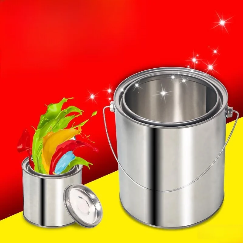 Thiened Iron Paint Buet with Lid Sed Tin Can Small Iron Barrel Sturdy Paint Mixing Jug Durable Water Buet Household
Thiened Iron Paint Buet with Lid Sed Tin Can Small Iron Barrel Sturdy Paint Mixing Jug Durable Water Buet Household