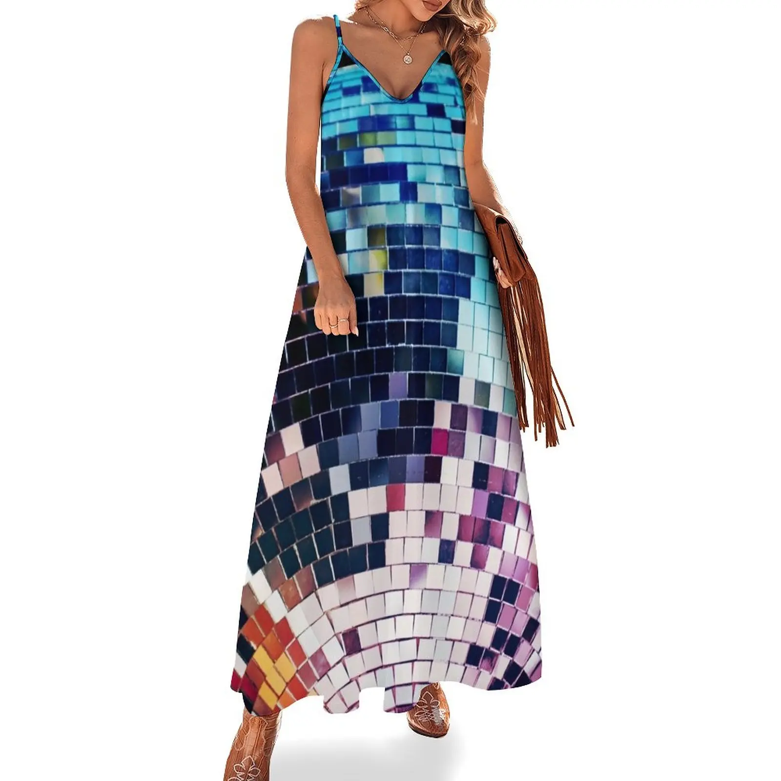 Disco Ball - Mirrorball Colorful Sleeveless Long Dress summer dress womens 2025 bandage dress
Disco Ball - Mirrorball Colorful Sleeveless Long Dress summer dress womens 2025 bandage dress