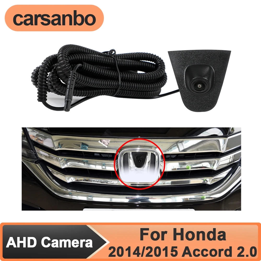 Carsanbo AHD 1080P 150° Fisheye Vehicle Front View Camera for Honda 2014/2015 Accord 2.0 Night Vision Waterproof Parking Monitor
Carsanbo AHD 1080P 150° Fisheye Vehicle Front View Camera for Honda 2014/2015 Accord 2.0 Night Vision Waterproof Parking Monitor