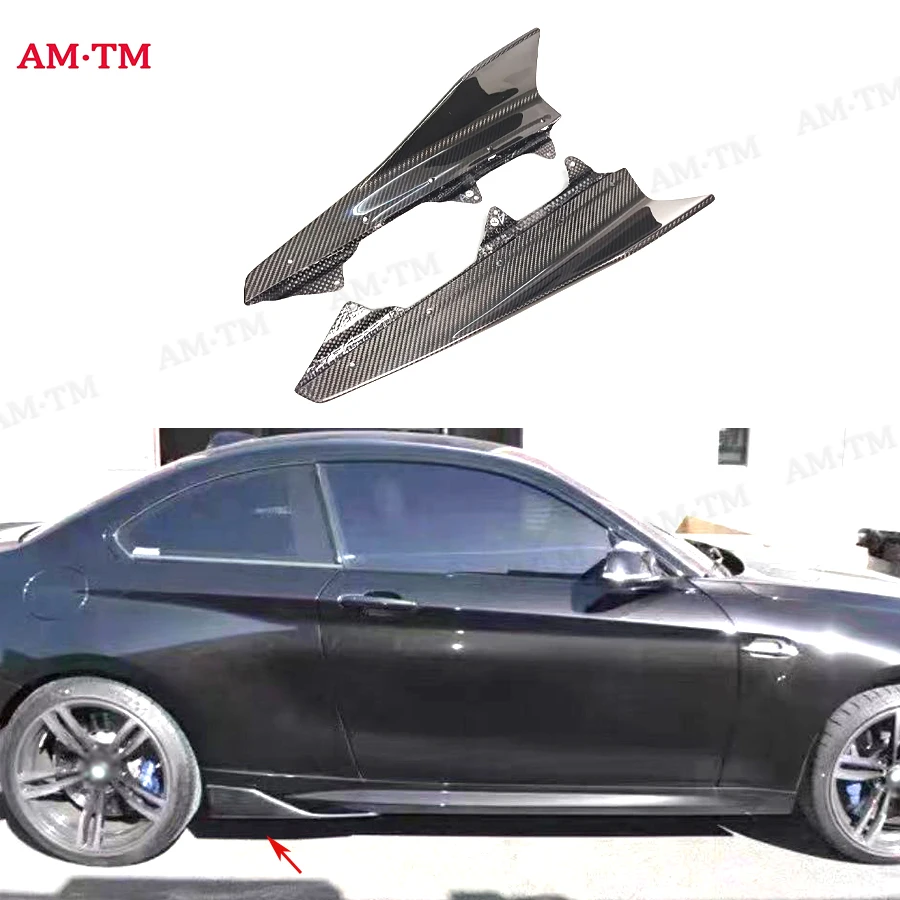 For BMW M2 F87 M2C 2014 - 2021 Carbon Fiber Side Skirts Splitters Cupwings Winglets Canards Apron Upgrade body kit
For BMW M2 F87 M2C 2014 - 2021 Carbon Fiber Side Skirts Splitters Cupwings Winglets Canards Apron Upgrade body kit