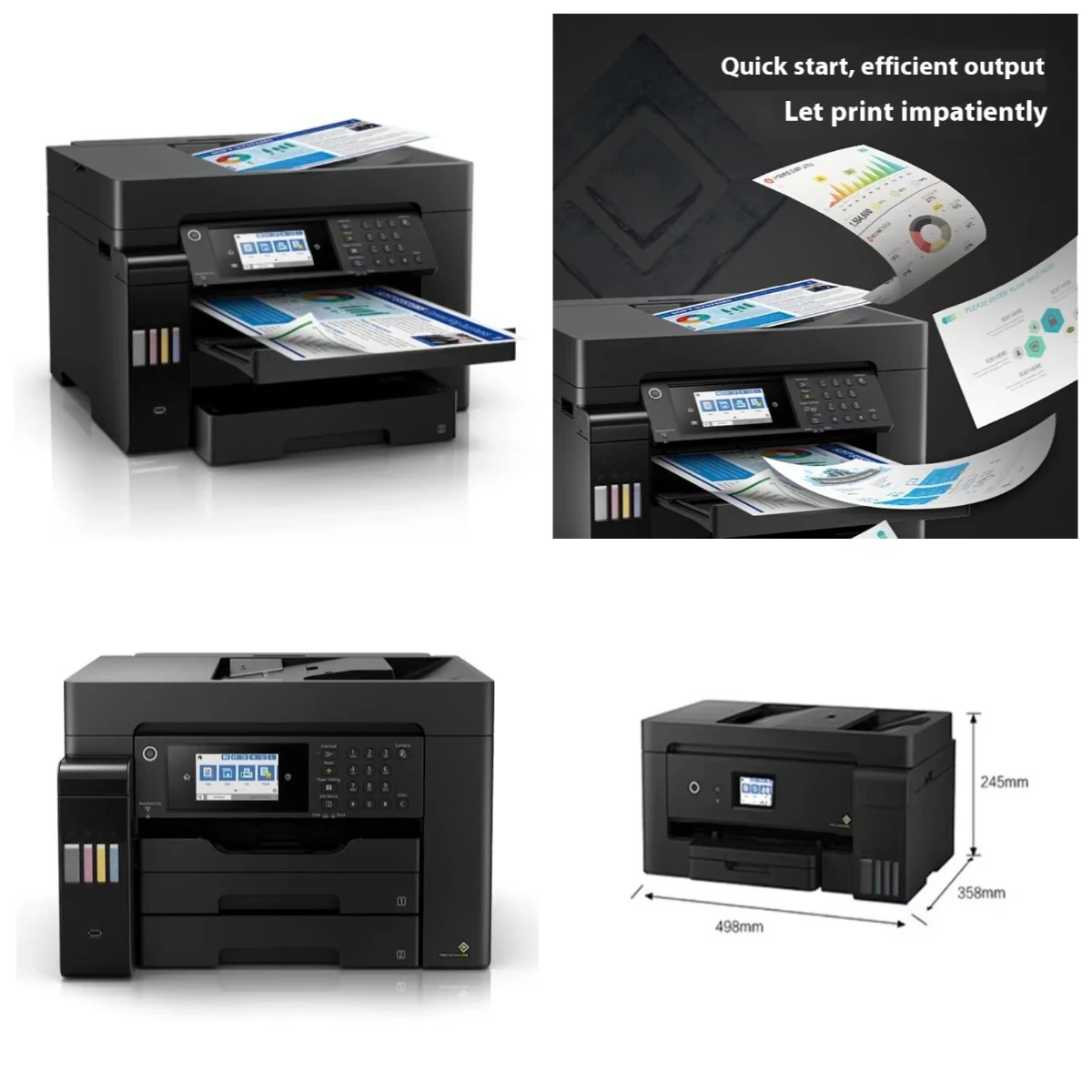 WJW Brand New EcoTank L14158 L15158 L15168 A3+ Color Commercial Multi-function Fax All-in-one Printer Machine
WJW Brand New EcoTank L14158 L15158 L15168 A3+ Color Commercial Multi-function Fax All-in-one Printer Machine