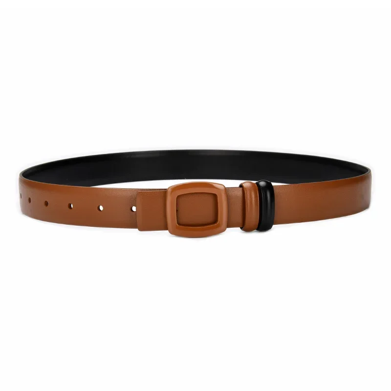 Luxury Genuine Leather Fashion Belt for Women's Cowhide Belt Simple Coat Coat, Decorative Jeans Black Belt
Luxury Genuine Leather Fashion Belt for Women's Cowhide Belt Simple Coat Coat, Decorative Jeans Black Belt