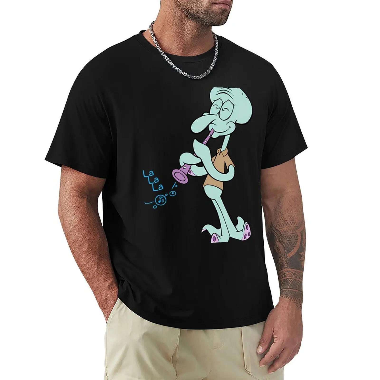 Squidward Clarinet T-Shirt vintage luxury designer tees Blouse mens graphic t-shirts funny
Squidward Clarinet T-Shirt vintage luxury designer tees Blouse mens graphic t-shirts funny