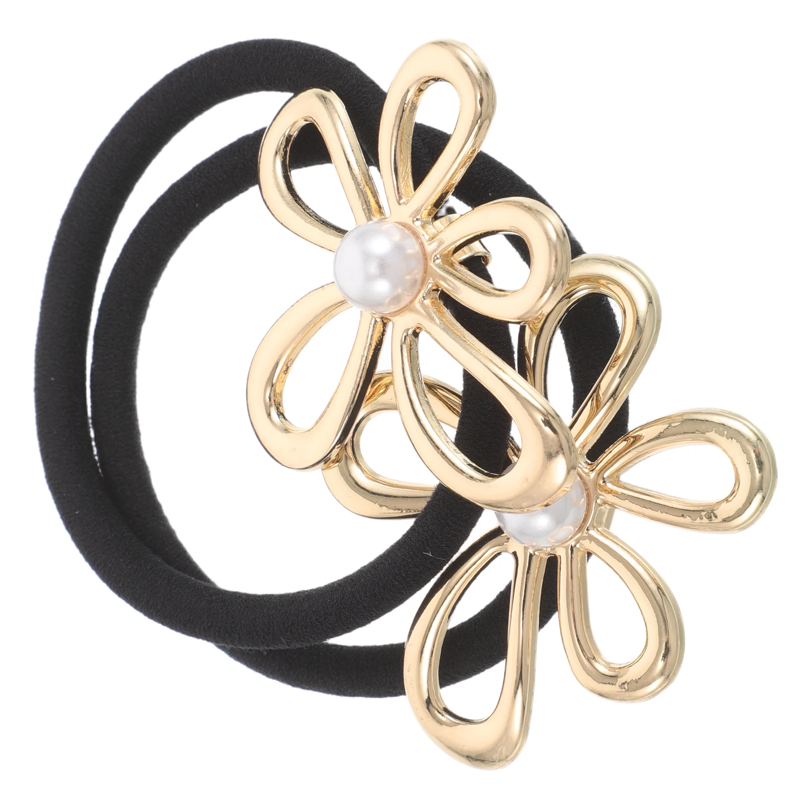 2 Pcs Pearl Flower Gold Hair Ties High Elasticity Bun Makers Women Girls Boho Accessories Stylish Comfortable Wear Hair Donut
2 Pcs Pearl Flower Gold Hair Ties High Elasticity Bun Makers Women Girls Boho Accessories Stylish Comfortable Wear Hair Donut