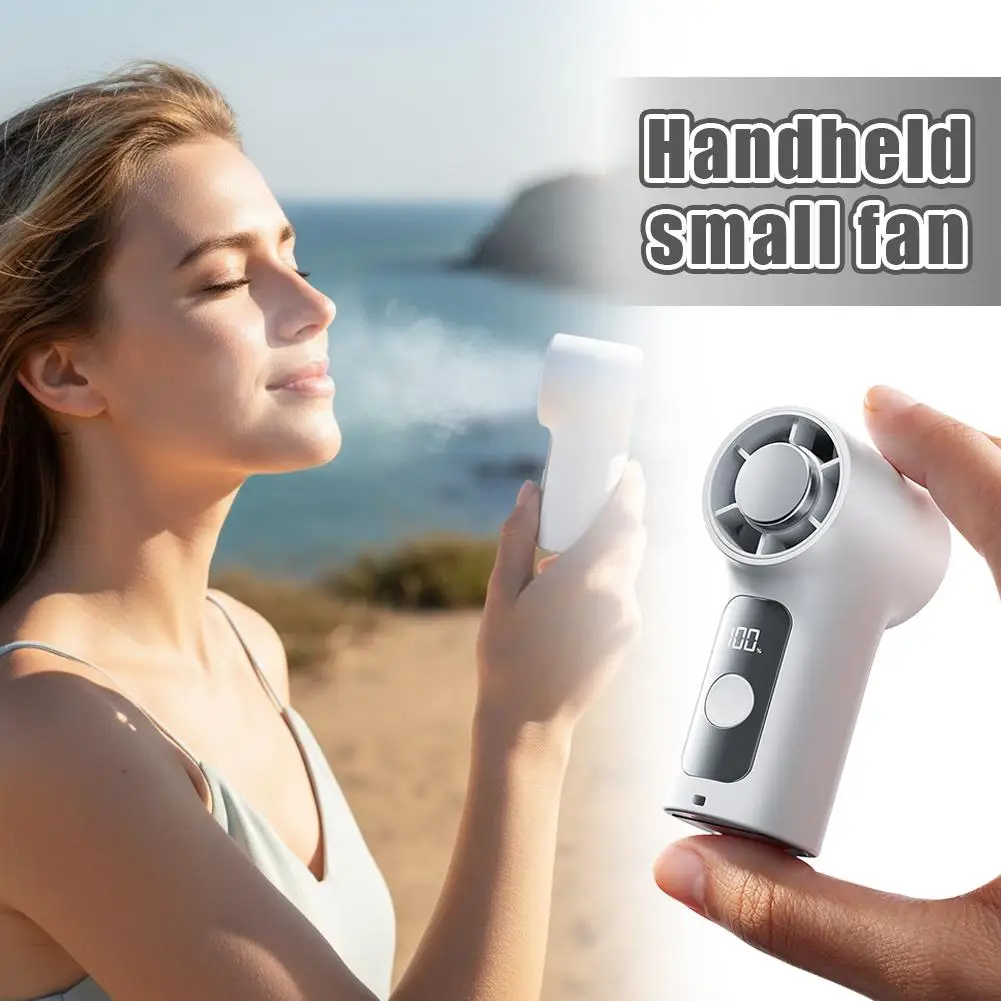 2026 Portable High-speed Handheld Fan with TEC Ice Cooling 6 Gear Wind LED Display 3000mAh USB Rechargeable Fan Student
2026 Portable High-speed Handheld Fan with TEC Ice Cooling 6 Gear Wind LED Display 3000mAh USB Rechargeable Fan Student