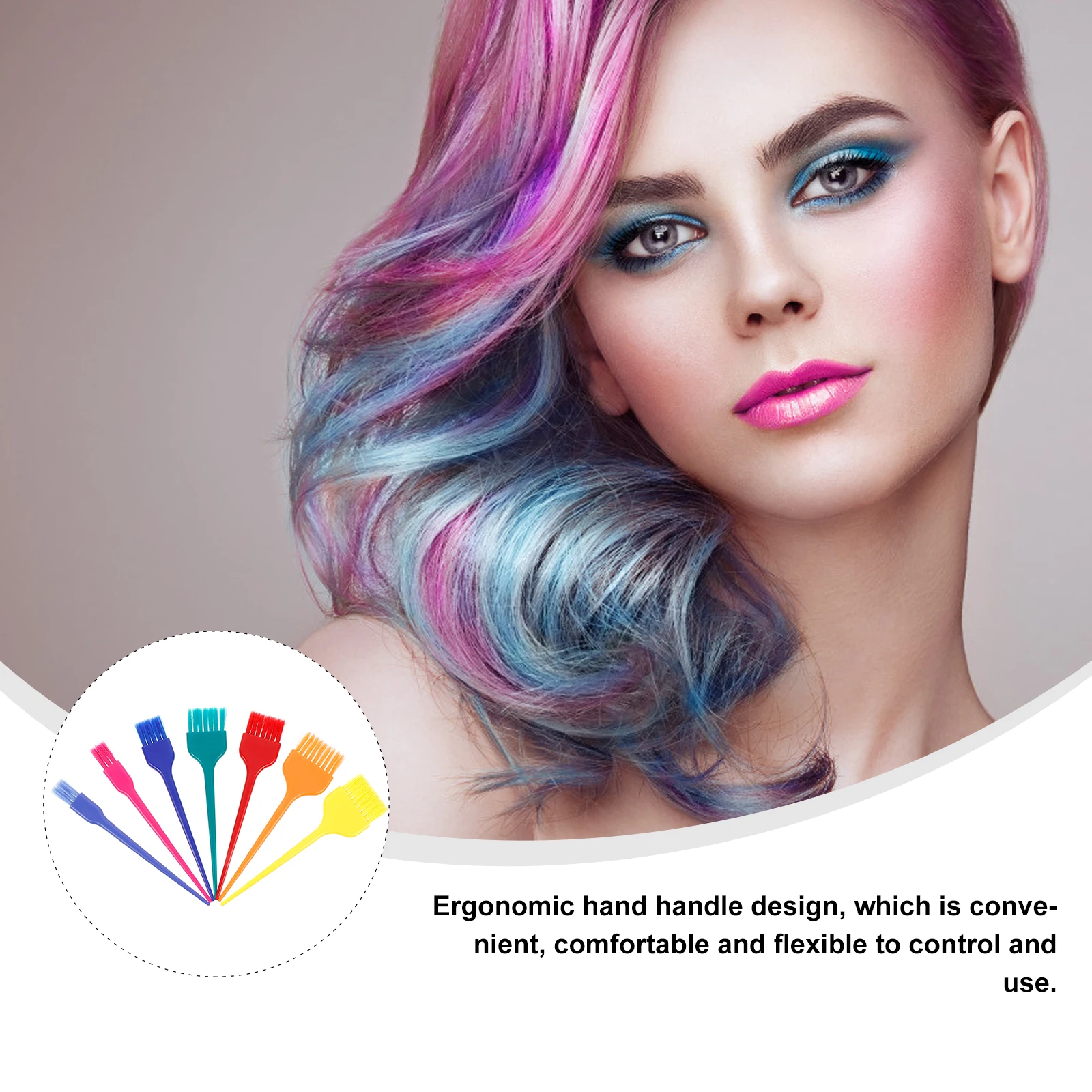 7pcs Hair Dye Brush Set Soft Bristles Round Tip Comb Styling Tool Reusable Washable Professional Quality Home Salon
7pcs Hair Dye Brush Set Soft Bristles Round Tip Comb Styling Tool Reusable Washable Professional Quality Home Salon