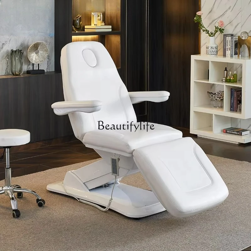 Electric beauty salon body massage lifting multi-functional folding high-end tattoo bed
Electric beauty salon body massage lifting multi-functional folding high-end tattoo bed