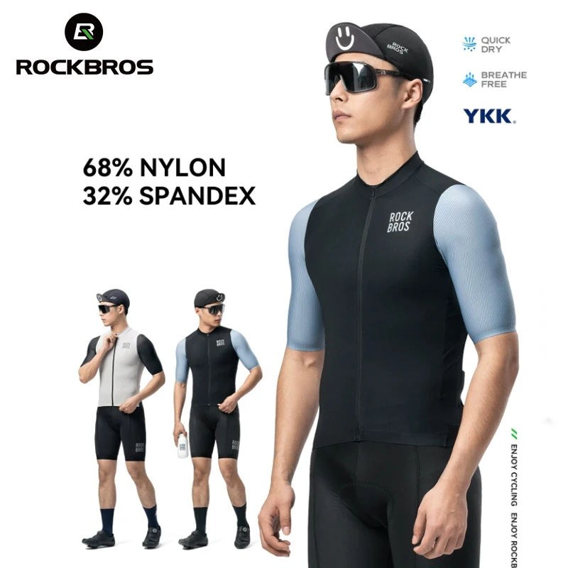 ROCKBROS Summer Cycling Jersey Men T-shirt Breathable Quick Dry Short Sleeves Cycling Shirt Bicycle Clothing Racing Bike Jersey
ROCKBROS Summer Cycling Jersey Men T-shirt Breathable Quick Dry Short Sleeves Cycling Shirt Bicycle Clothing Racing Bike Jersey