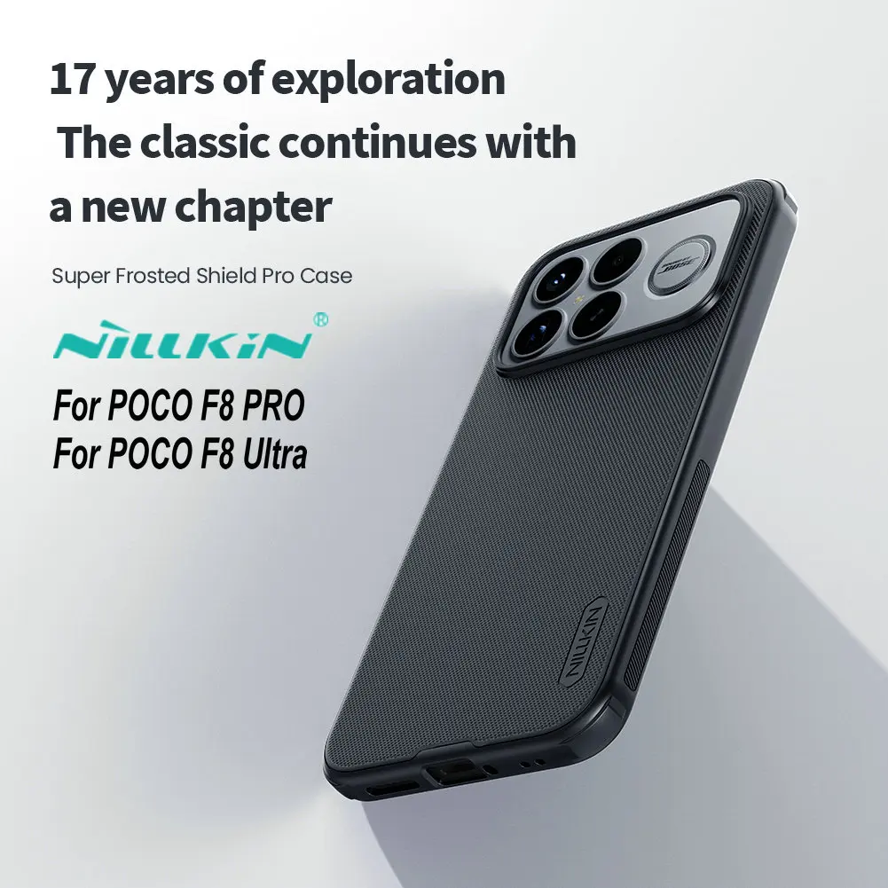 For Xiaomi POCO F8 PRO Case Original NILLKIN Super Frosted Shield Pro Matte Skin Back Cover For Xiaomi POCO F8 Ultra Phone Shell
For Xiaomi POCO F8 PRO Case Original NILLKIN Super Frosted Shield Pro Matte Skin Back Cover For Xiaomi POCO F8 Ultra Phone Shell