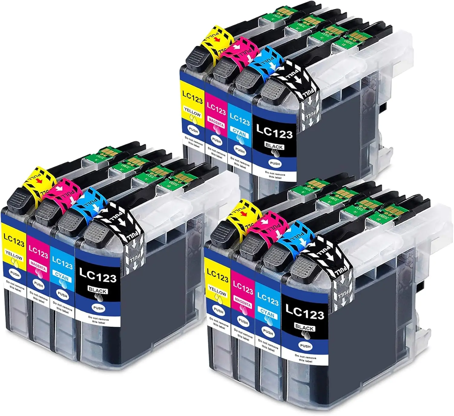 Картридж принтера LC123 предназначен для LC-123 LC123XL BRO DCP-J4110DW MFC-J470DW MFC-J4410DW DCP-J552DW MFC-J6720DW (12 упаковок)
Картридж принтера LC123 предназначен для LC-123 LC123XL BRO DCP-J4110DW MFC-J470DW MFC-J4410DW DCP-J552DW MFC-J6720DW (12 упаковок)