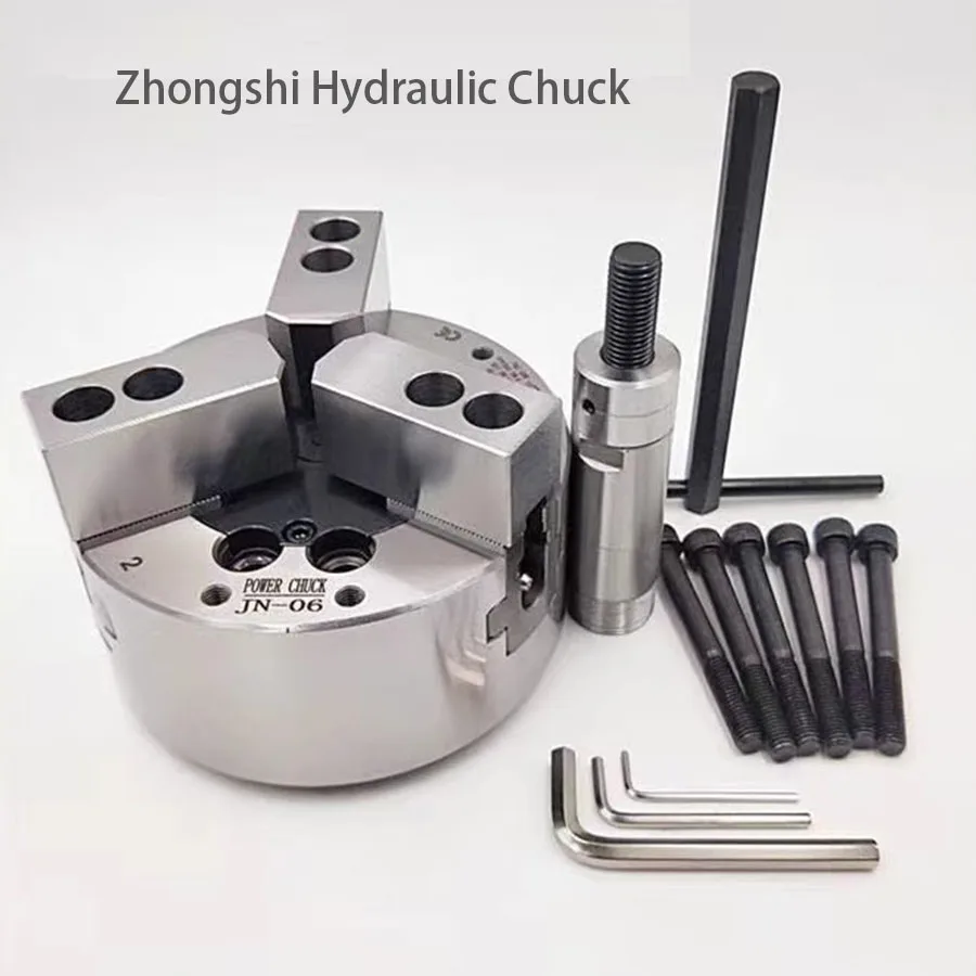 Standard Zhongshi hydraulic chuck hydraulic power chuck 4-inch 5-inch 6-inch 8-inch 10 inch 12 inch all steel body
Standard Zhongshi hydraulic chuck hydraulic power chuck 4-inch 5-inch 6-inch 8-inch 10 inch 12 inch all steel body