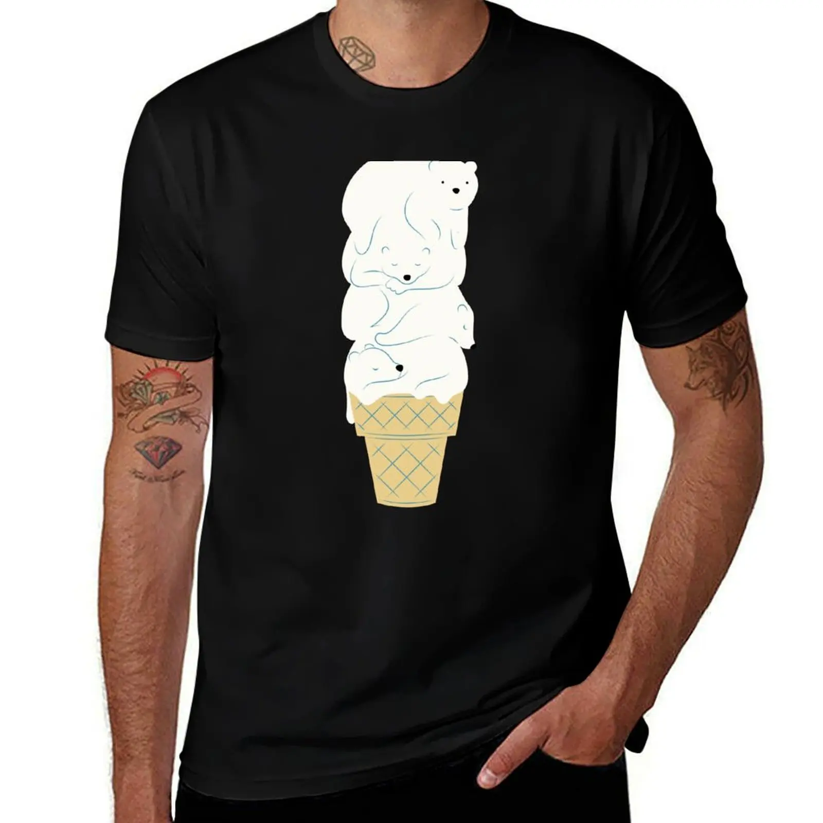 Polar Bear Ice Cream T-Shirt Anime t-shirt funny costumes new edition animal prinfor boys compression shirt men
Polar Bear Ice Cream T-Shirt Anime t-shirt funny costumes new edition animal prinfor boys compression shirt men