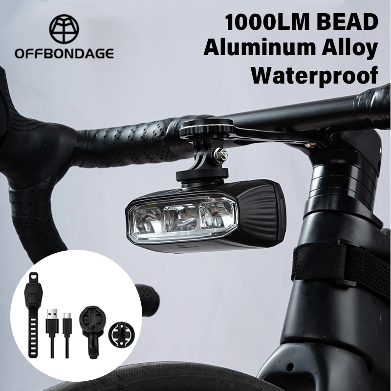 OFFBONDAGE MTB фара 1000LM 3Bead велосипедный передний фонарь USB перезаряжаемый фонарик для горного велосипеда велосипедный фонарь из алюминиевого сплава
OFFBONDAGE MTB фара 1000LM 3Bead велосипедный передний фонарь USB перезаряжаемый фонарик для горного велосипеда велосипедный фонарь из алюминиевого сплава
