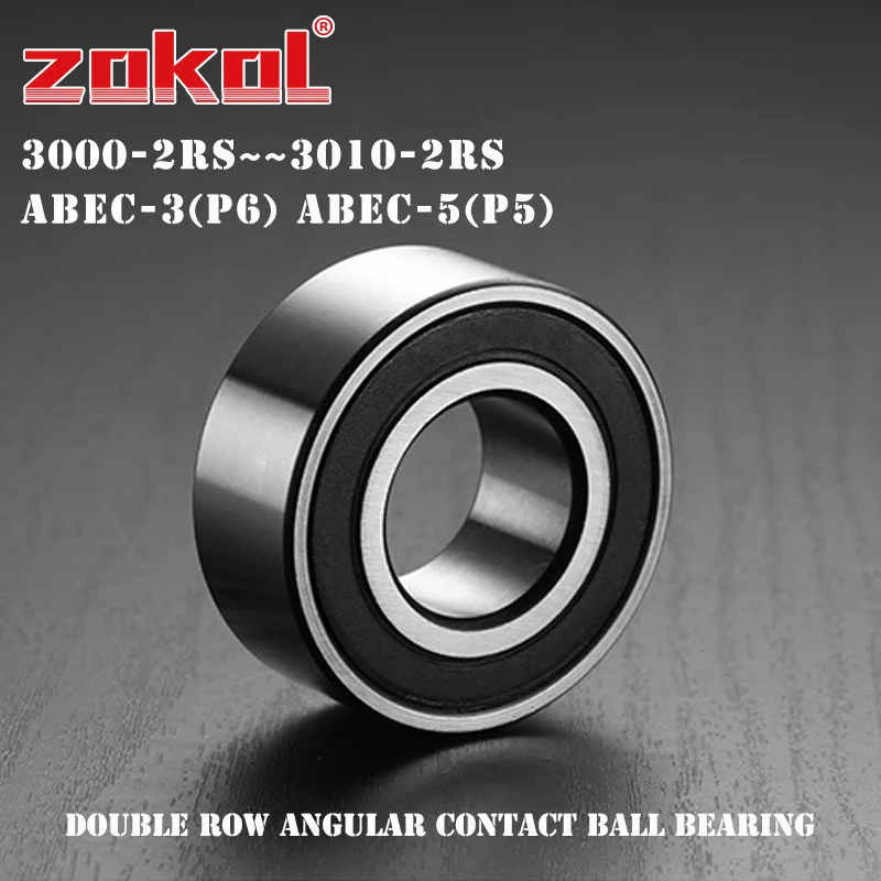 ZOKOL 3000 3001 3002 3003 3004 3005 3006 3007 3008 3009 3010 RS 2RS RZ Precision double row angular contact ball bearing
ZOKOL 3000 3001 3002 3003 3004 3005 3006 3007 3008 3009 3010 RS 2RS RZ Precision double row angular contact ball bearing