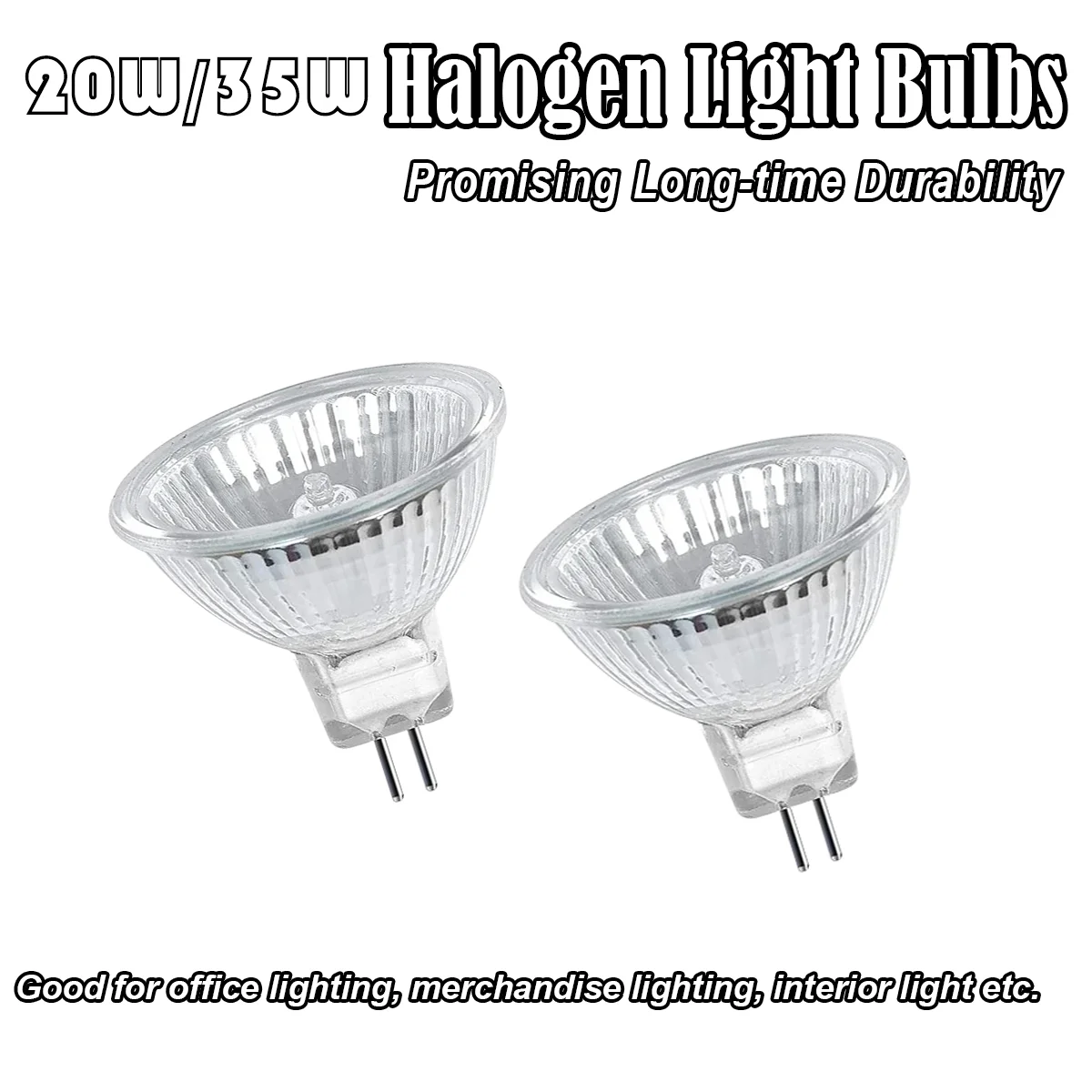 MR16 Halogen Spotlight Bulb Glass Housing 220V 20w 35w Warm White 2800k 2pins 30°/beam Angle Dimmable Light Bulbs
MR16 Halogen Spotlight Bulb Glass Housing 220V 20w 35w Warm White 2800k 2pins 30°/beam Angle Dimmable Light Bulbs