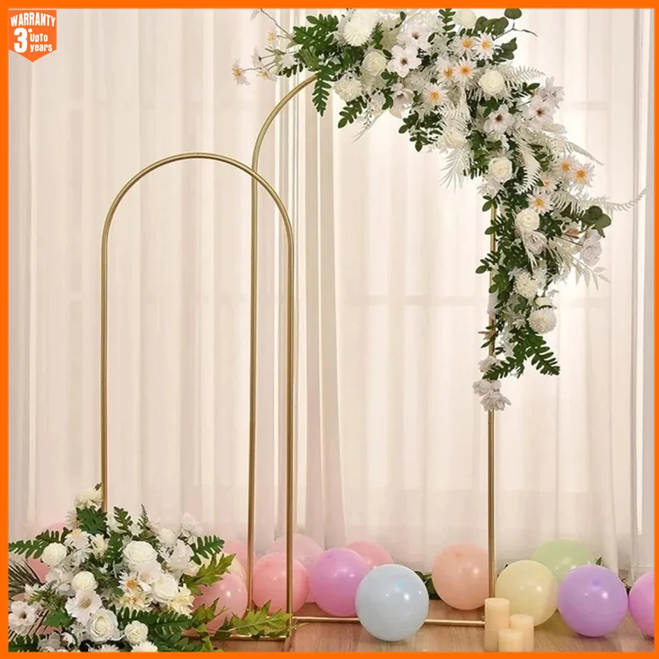 Wedding Arch Stand Gold Metal Balloon Arch Backdrop Frame for Birthday Party & Ceremony Decoration Door Frame
Wedding Arch Stand Gold Metal Balloon Arch Backdrop Frame for Birthday Party & Ceremony Decoration Door Frame